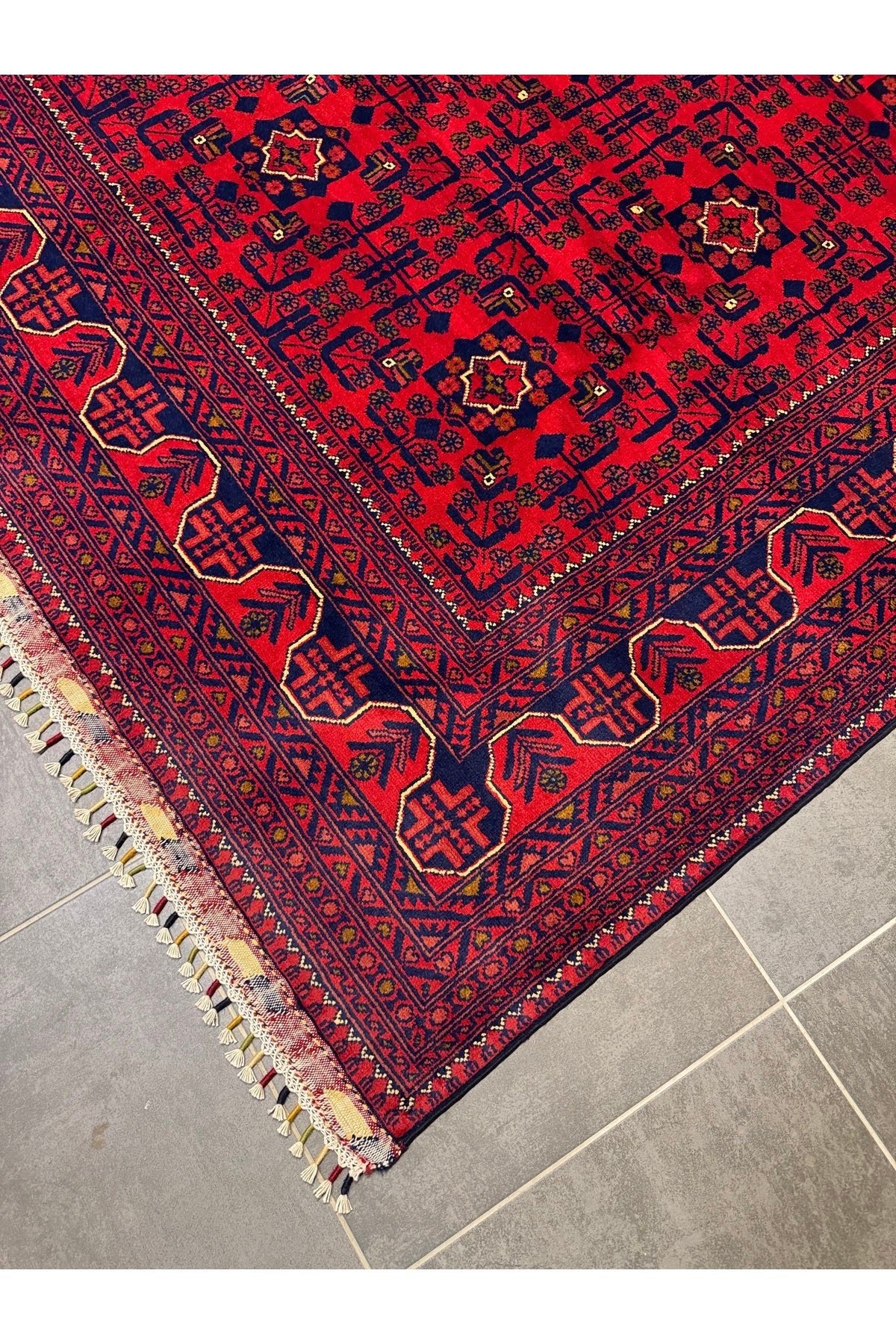 HSD Handwoven Afghan Carpet Bilicik - MALLTURK