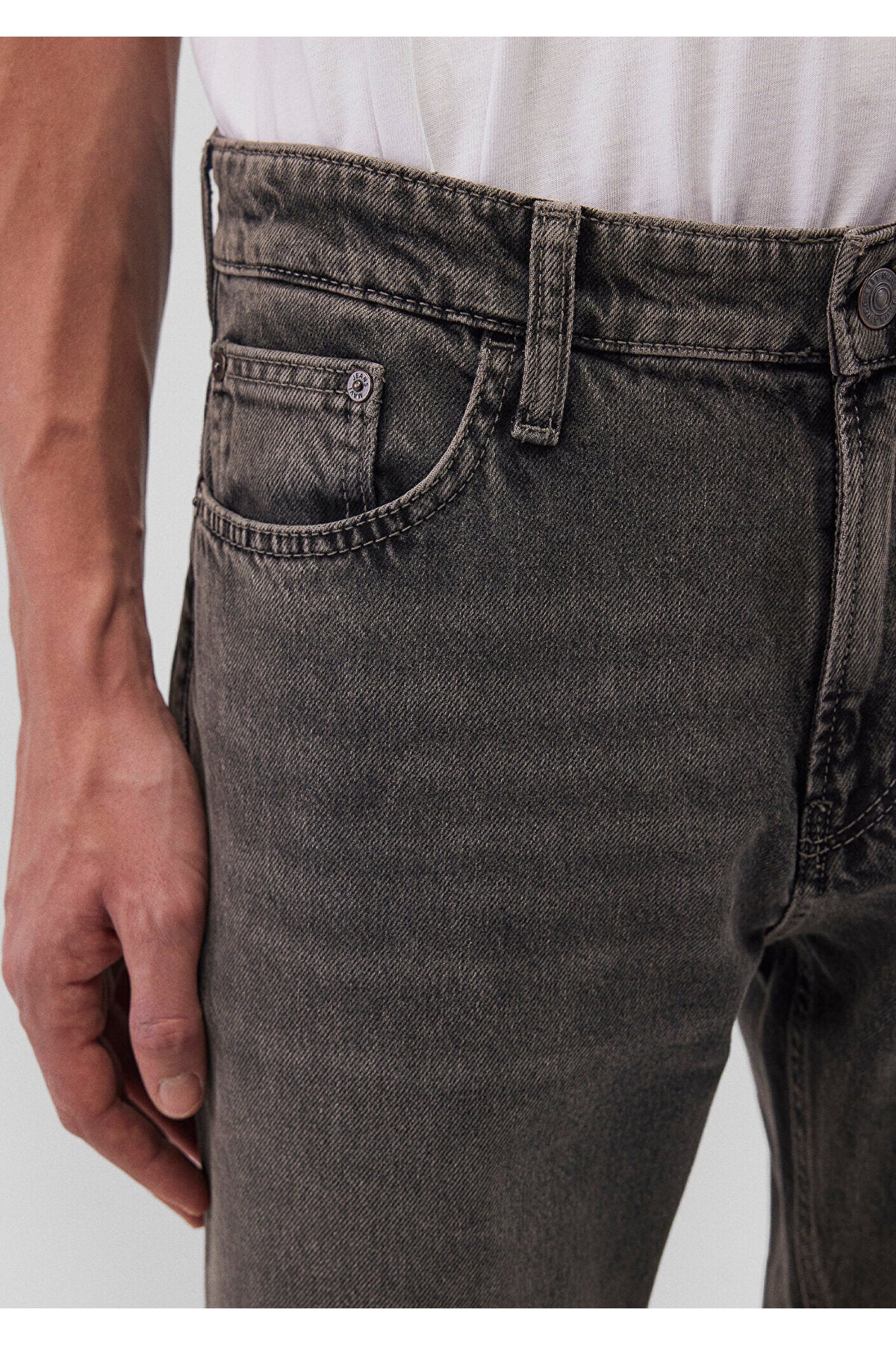 Mavi Milan Street Misty Anthracite Denim Jeans 0081088528 - MALLTURK