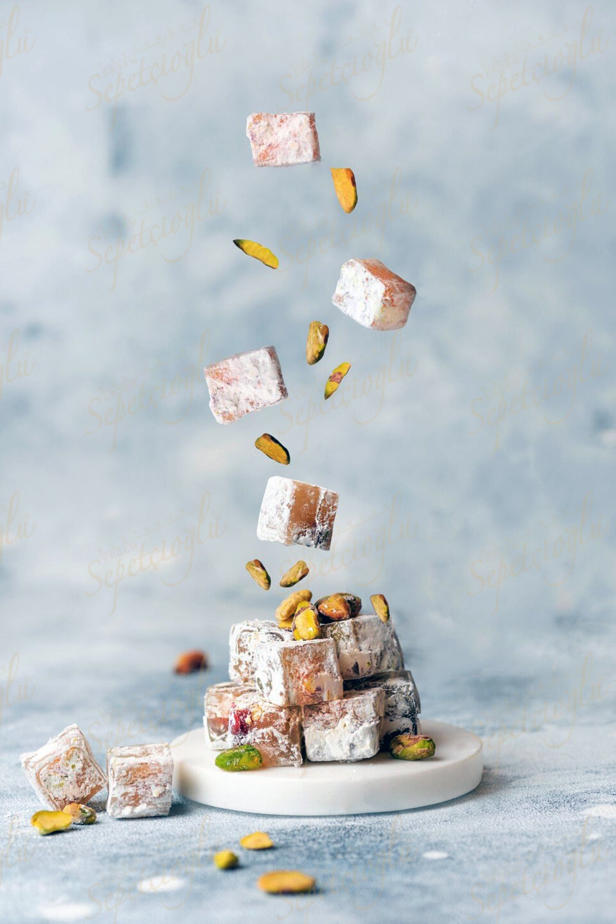 Erdem Sepetcioglu Pistachio Double Roasted Turkish Delight 300g - MALLTURK