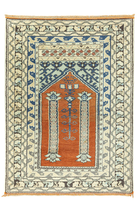 Soho Antiq Yalkin Decorative Hand-Woven Rug 100x137 cm - MALLTURK
