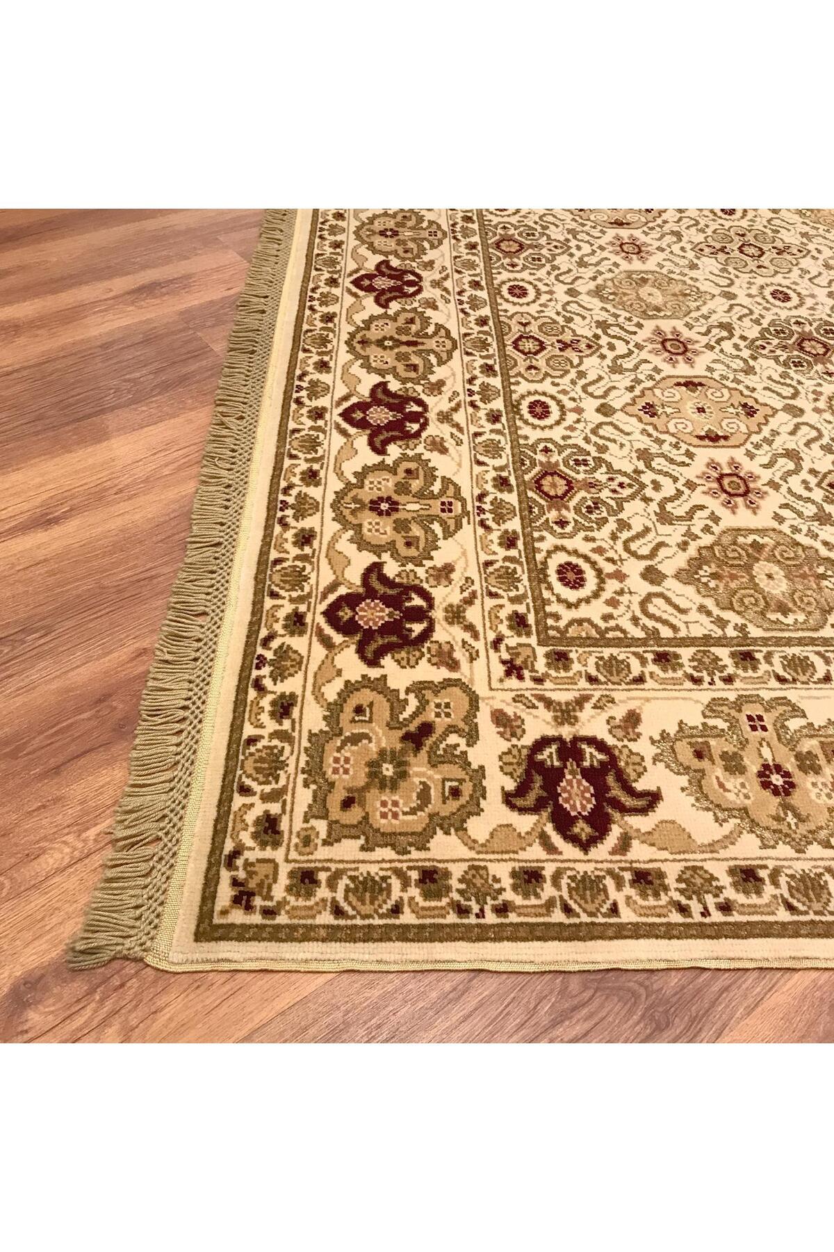 Halicizade Sultan Serisi Cerceve Pattern Hand-Woven Rug - MALLTURK