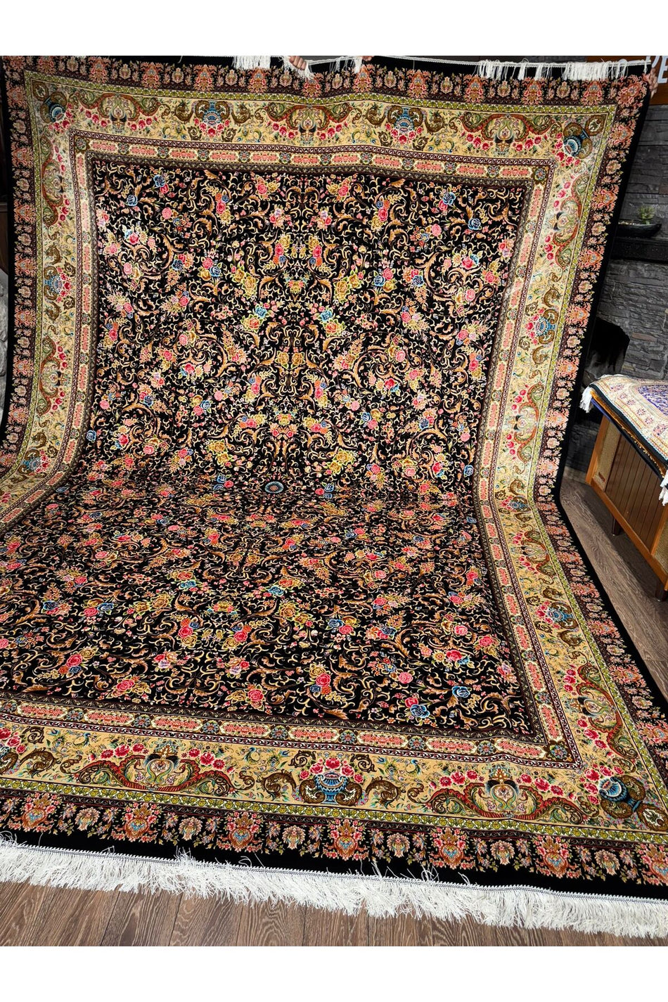 Rustikev Iranian Silk Rug