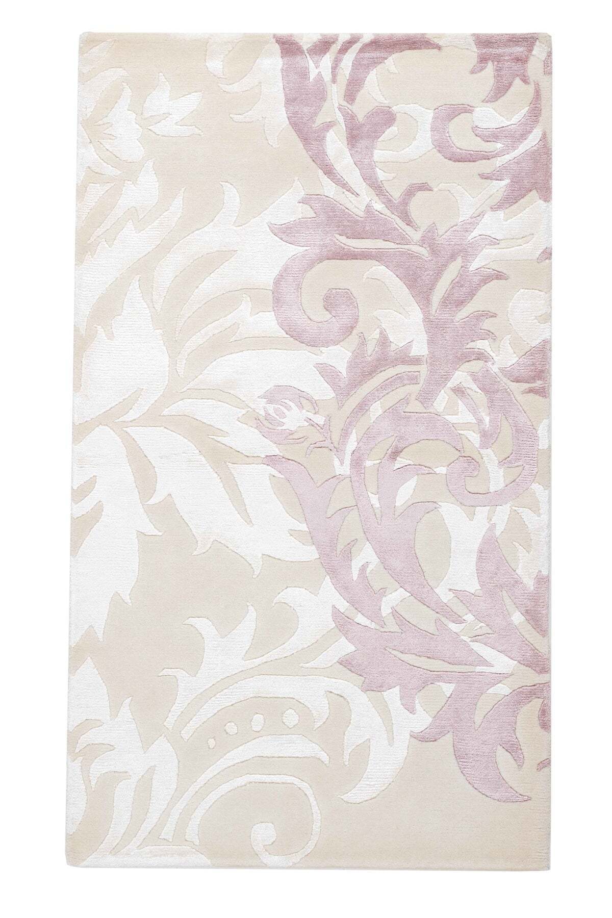 Naar Hali Nepal 3673 White Handwoven Carpet 82x147 - MALLTURK