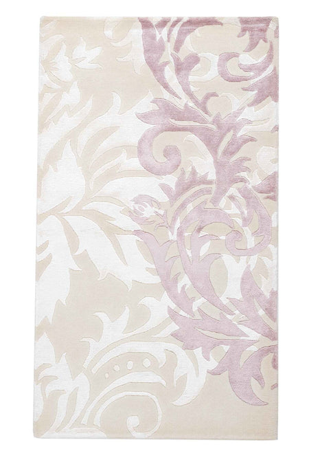 Naar Hali Nepal 3673 White Handwoven Carpet 82x147 - MALLTURK