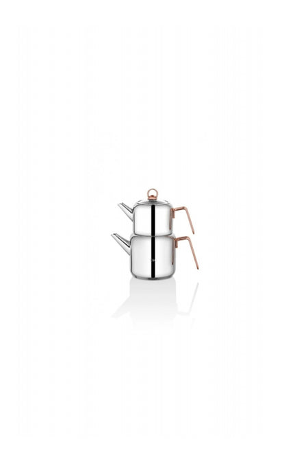 Tac Hera induction Base Teapot Set, Copper - MALLTURK