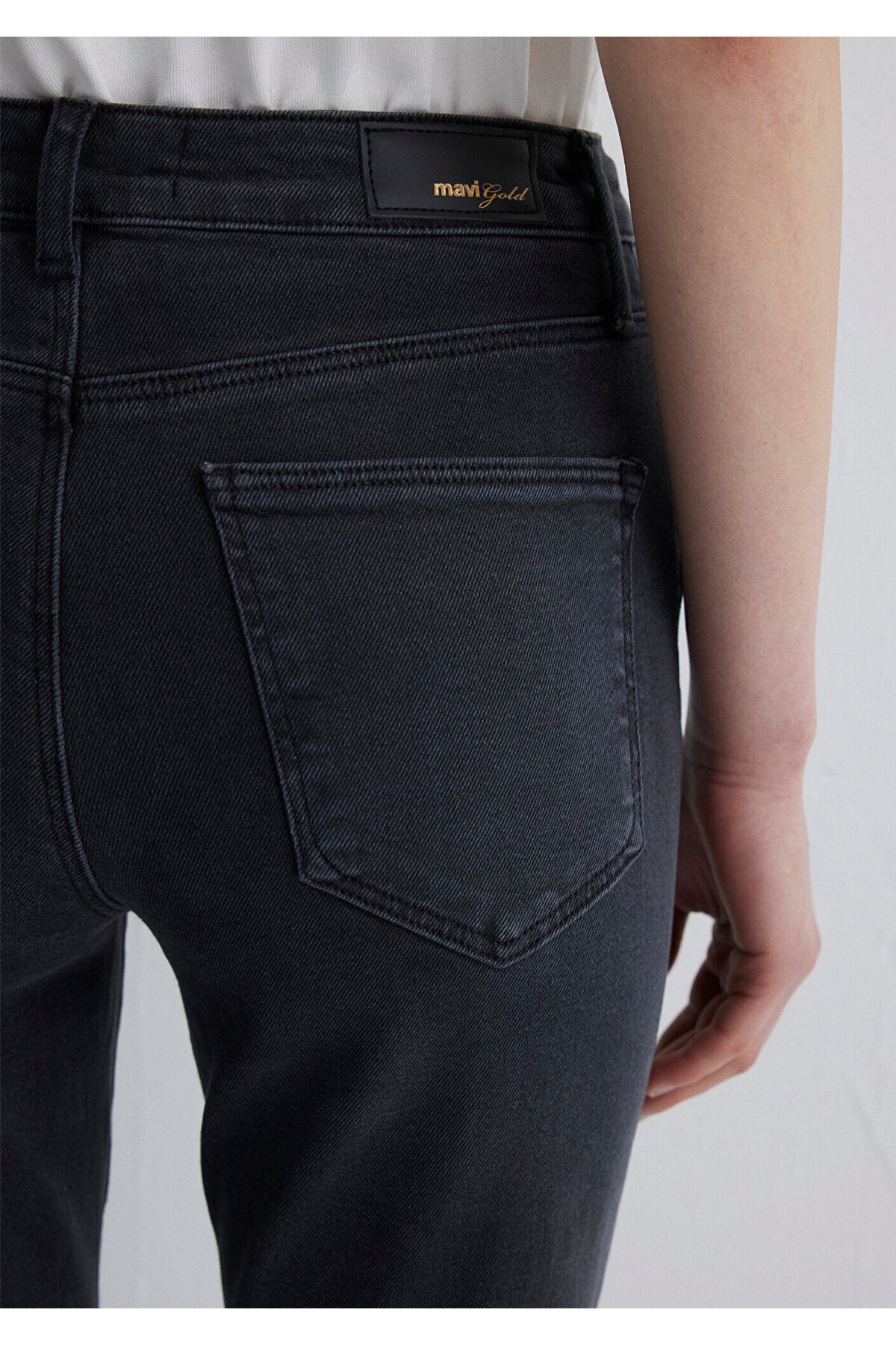Mavi Cindy Gold Shape Anthracite Jeans 100277-88608 - MALLTURK