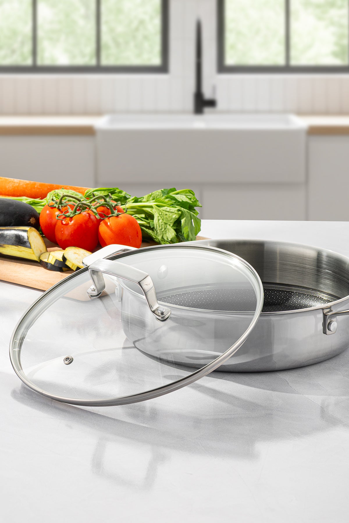 Emsan Pro Tri Ply Saute Pan