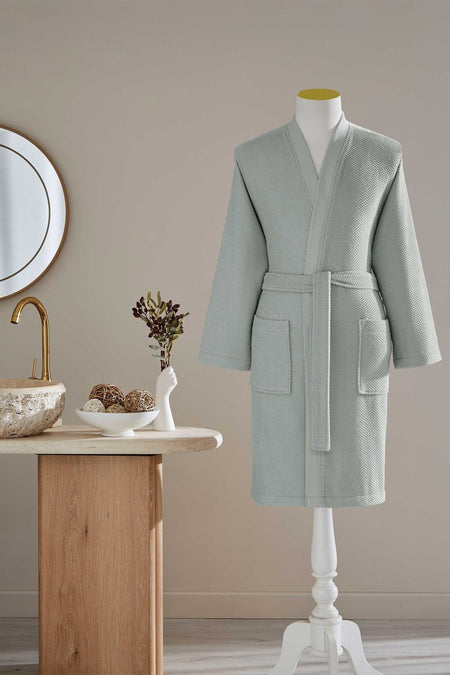 Ozdilek Foglia Kimono Men Bathrobe - MALLTURK