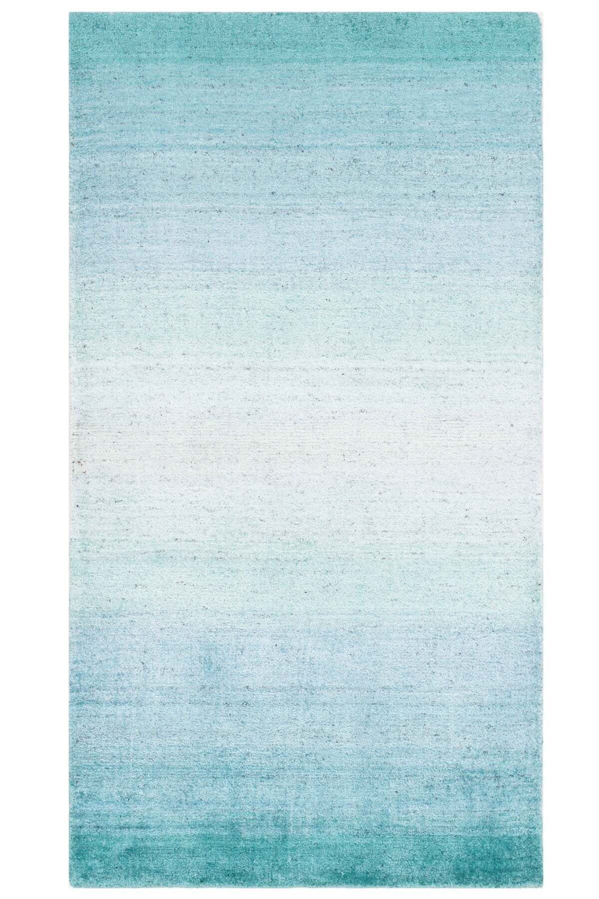 Naar Hali Nepal 3634 Blue Handwoven Thick Bamboo Rug 80x150 - MALLTURK