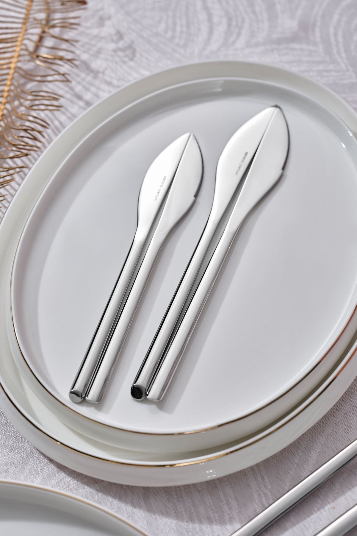 Karaca kendo 84 Piece 12 Place Setting premium Boxed Flatware Set - MALLTURK