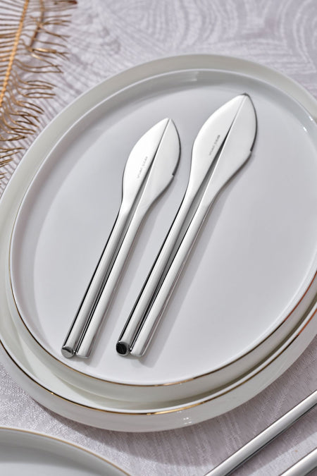 Karaca kendo 84 Piece 12 Place Setting premium Boxed Flatware Set - MALLTURK