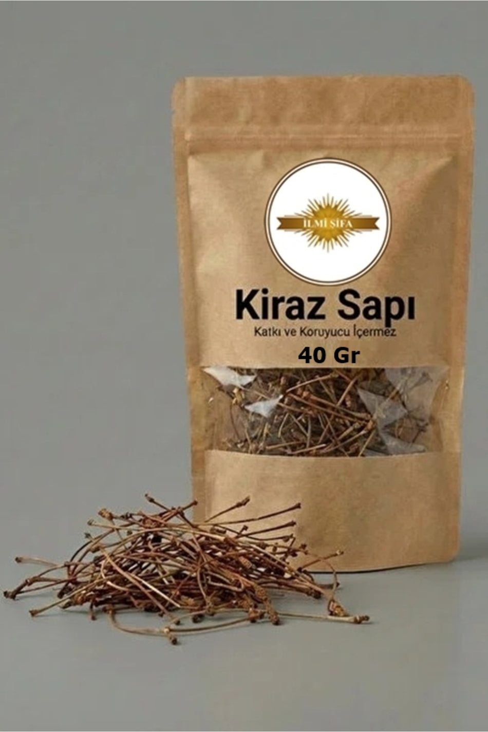 Ilmi Sifa Cherry Stem Tea (Cherry Stem Tea – Cherry Stem – Prunus avium) Naturally Dried 40 Gr