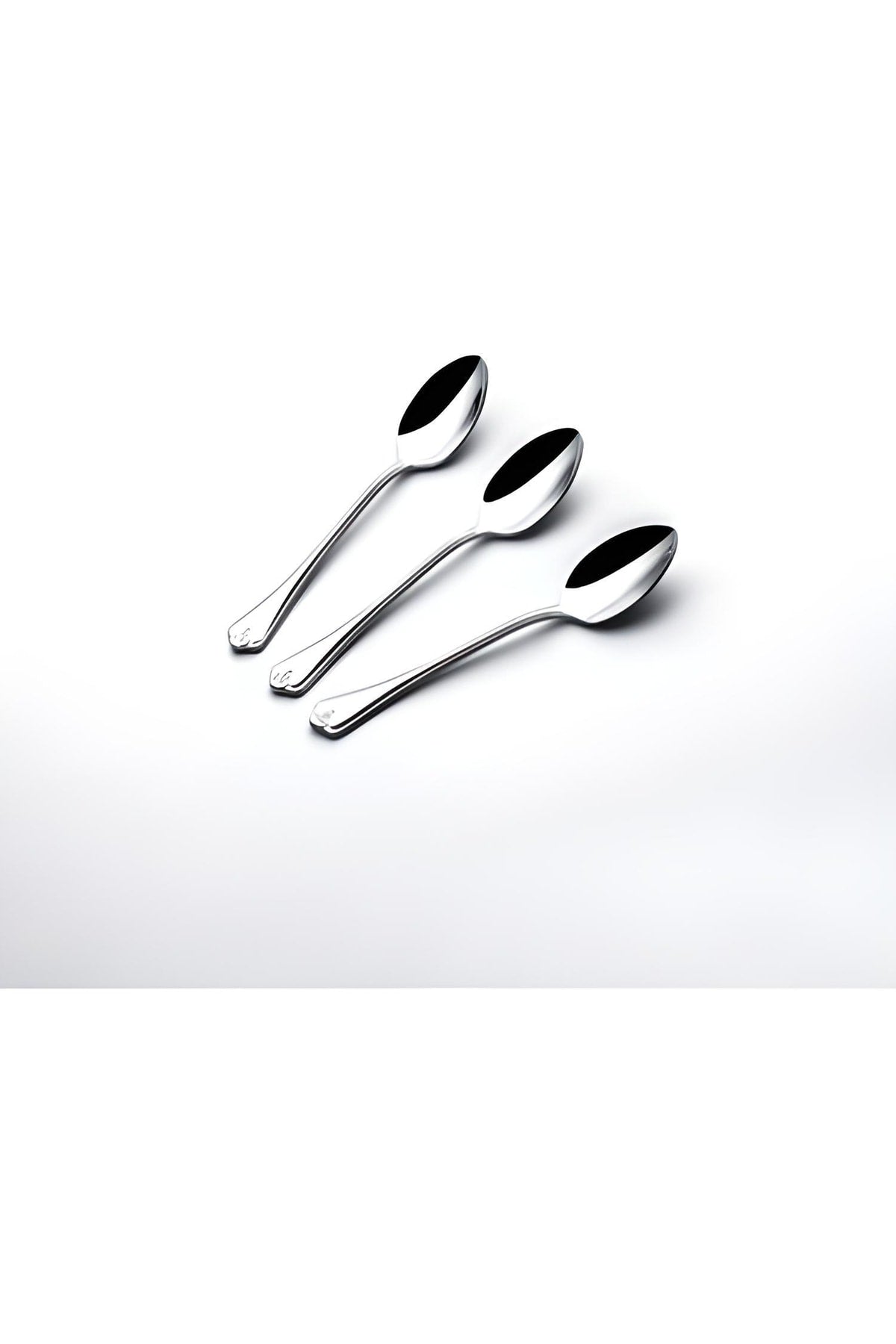 Nehir fulya Teaspoon Plain 12 Place Setting - MALLTURK