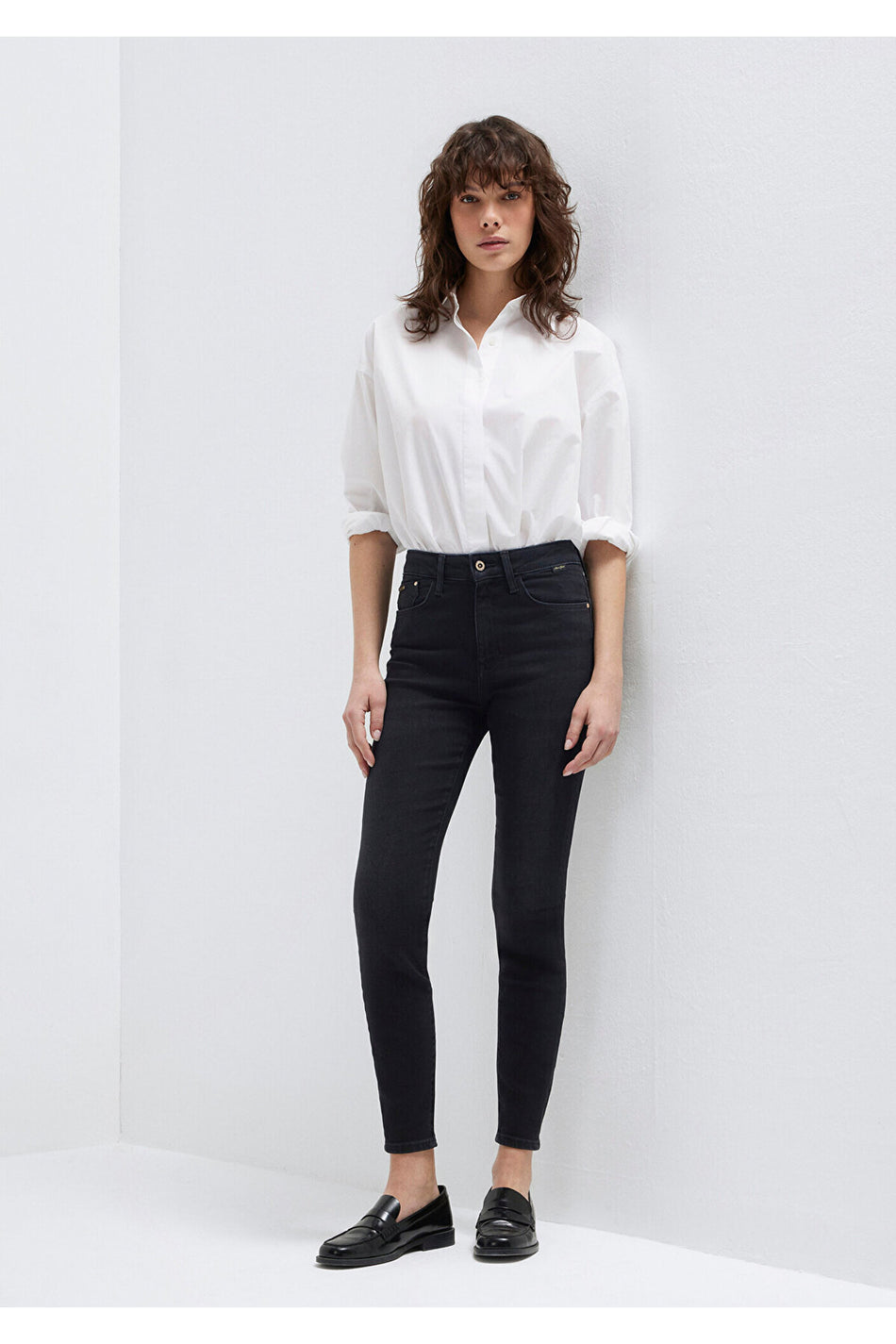 Mavi Serenay Gold Premium Anthracite Smoke Jeans 100980-82211 - MALLTURK