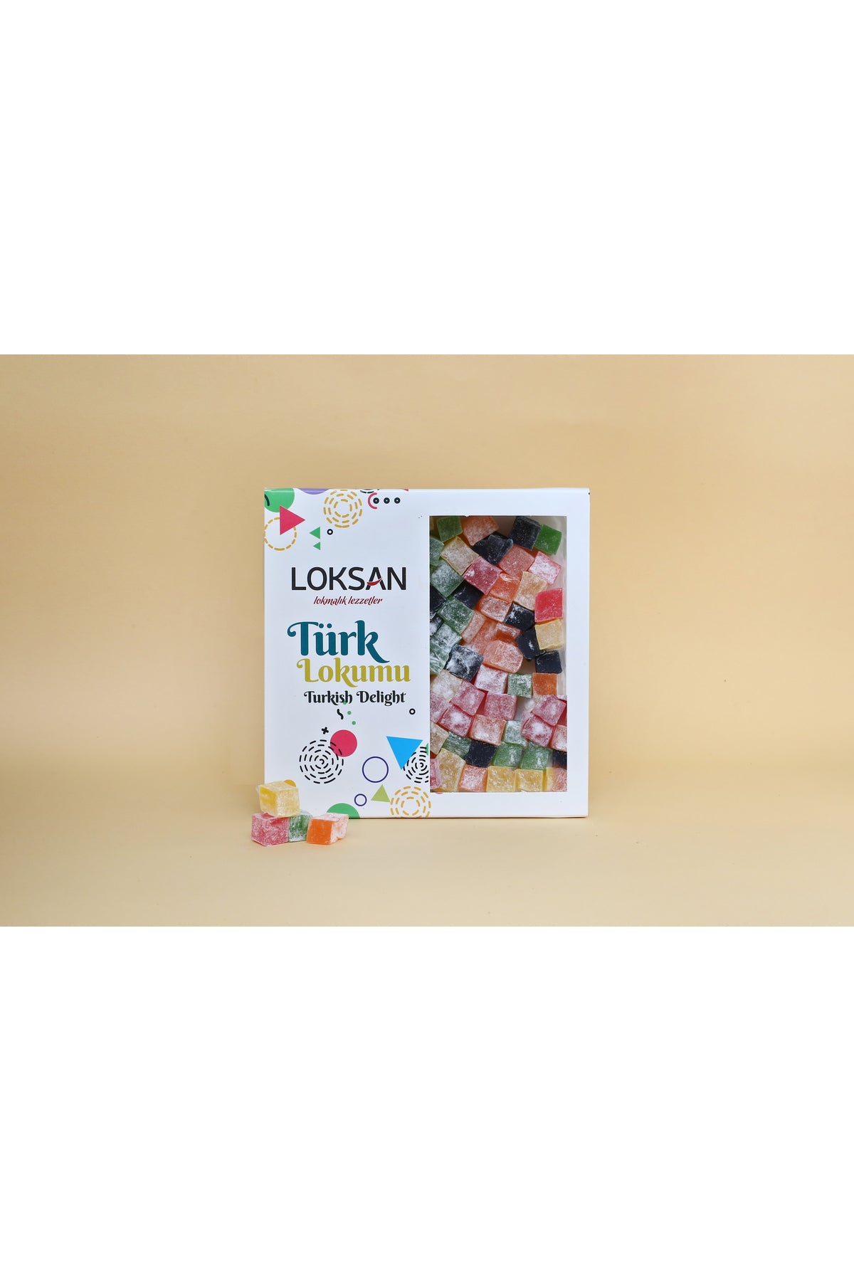 Genel Markalar Mixed Fruit Traditional Mini Turkish Delight 300 g - MALLTURK