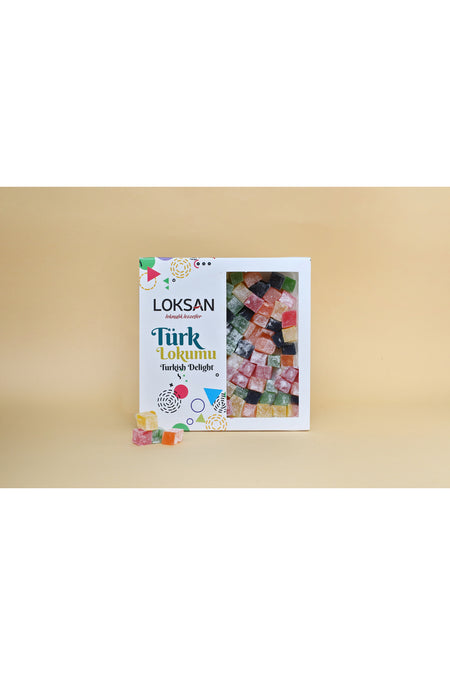 Genel Markalar Mixed Fruit Traditional Mini Turkish Delight 300 g - MALLTURK