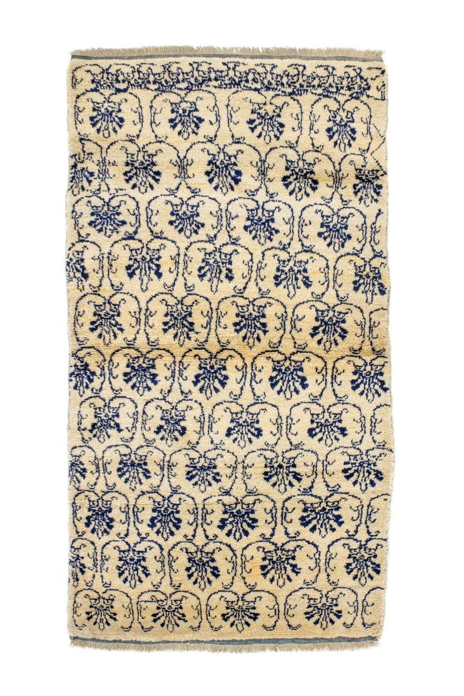 Soho Antiq Eris Vintage Oriental Patterned Tulle Carpet 109x211 cm - MALLTURK