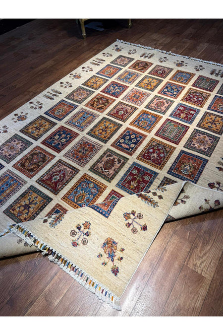 Wool Hand-Woven Afghan Rug