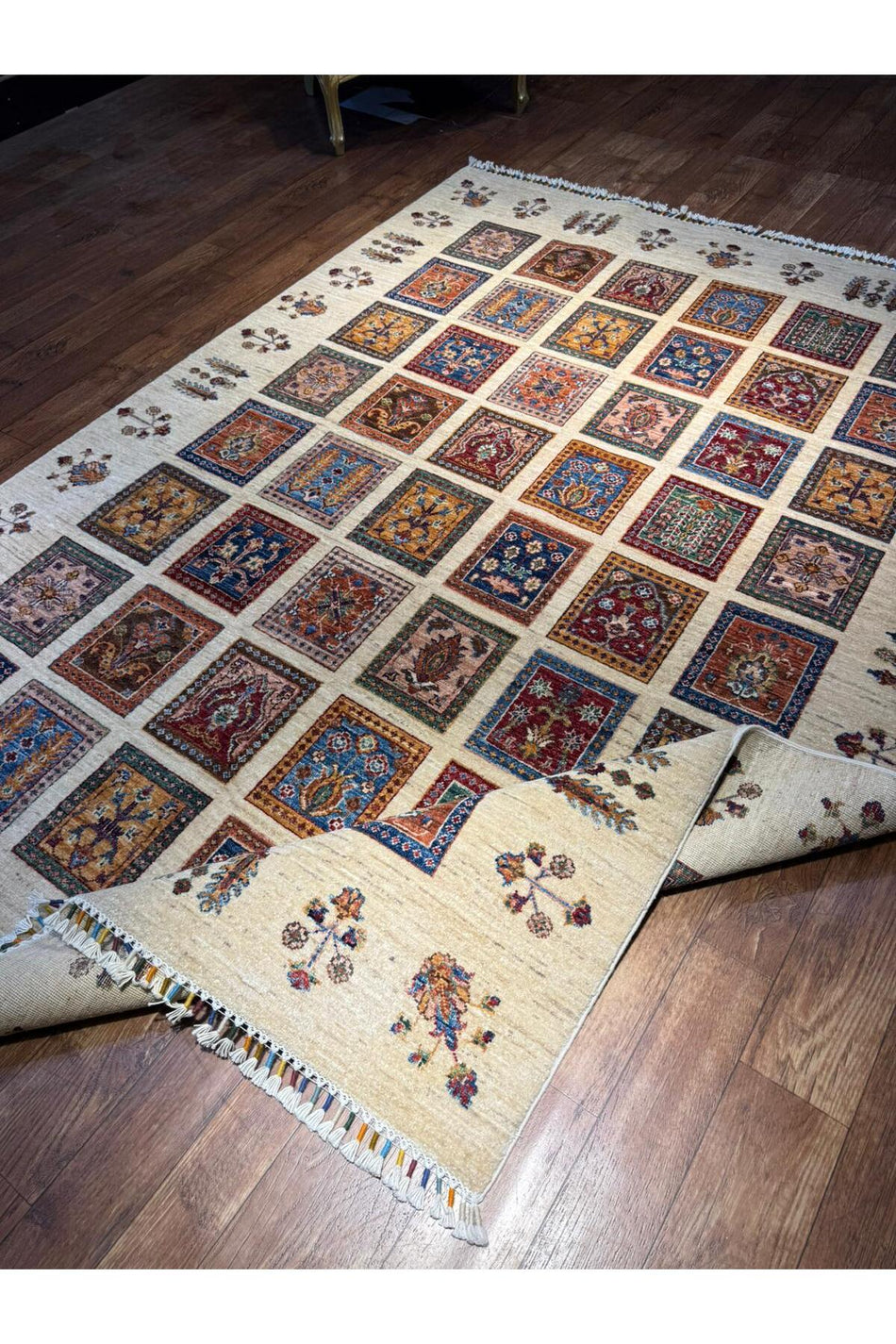 Wool Hand-Woven Afghan Rug