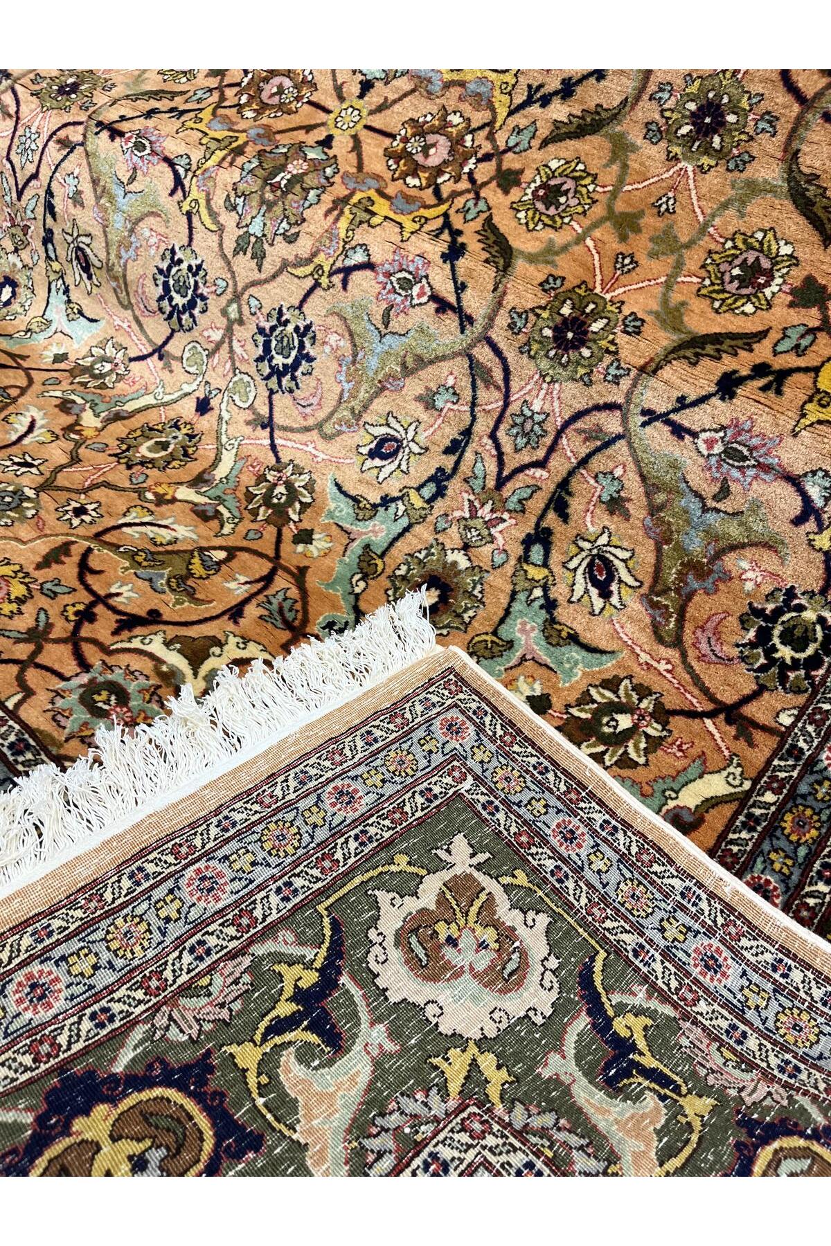 SIRVAN Rug Hand-Woven Hereke Rug - 345 x 264 - MALLTURK