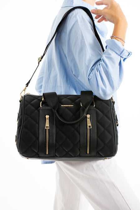 Just Polo Women's Shoulder Bag New Season Black Bag - MALLTURK