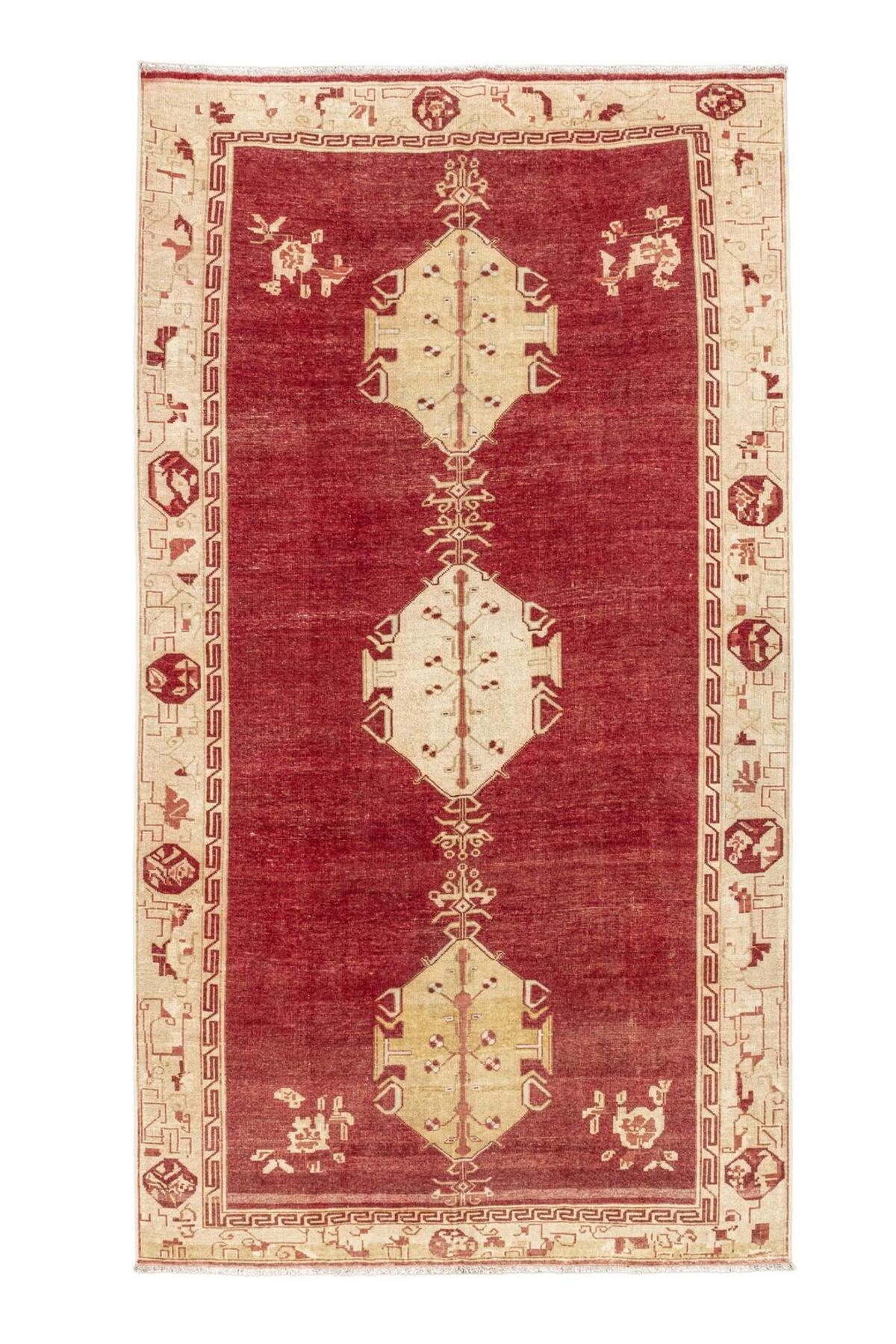 Soho Antiq Halia Red Vintage Wool Rug 191x349 cm - MALLTURK
