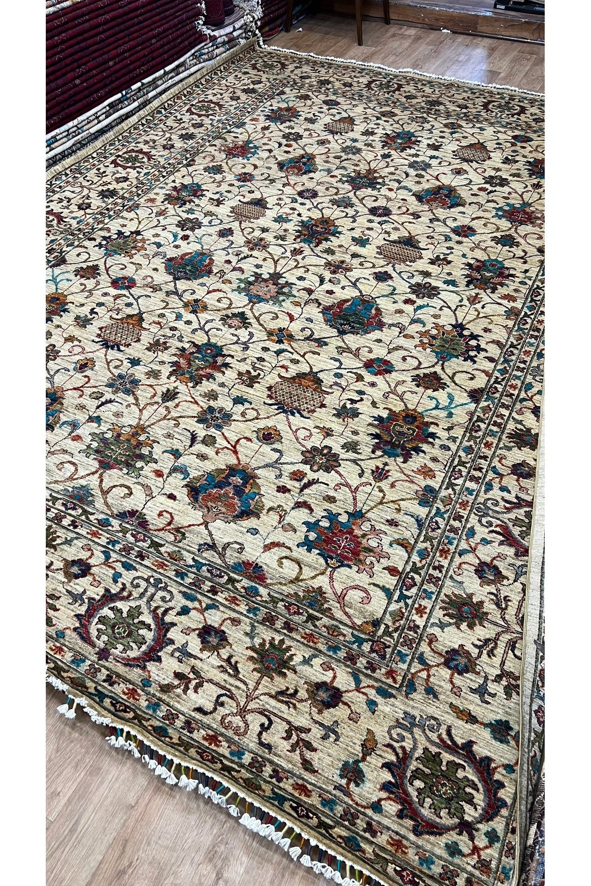 Turkmen Rug Hand-Woven Afghan Rug - MALLTURK