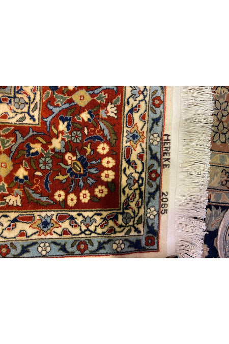 RD RAMAZAN DAG Hand Rug Art Hand-Woven Sumerbank Hereke Rug Cotton Base Wool Weave olup Natural Dye - MALLTURK