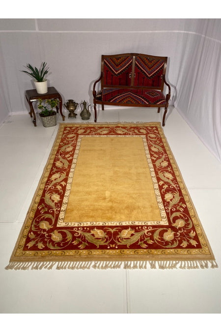SIRVAN Rug Hand-Woven Usak Rug-171 X 242