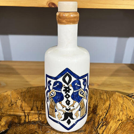 Cini Evi Seljuk Bird Patterned Olive Oil Bottle - MALLTURK