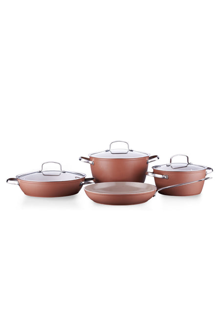 KORKMAZ Nea Sera 7 Piece Cookware Set