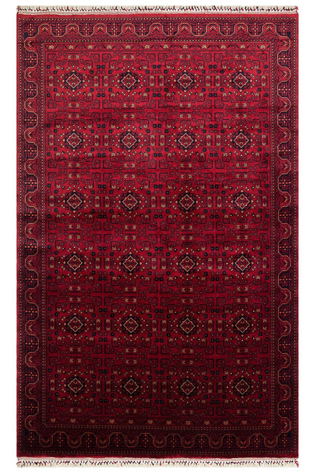 Nesem Hali Boutique EKO Hali NOSTALGIA 960 Red is a special loom rug shaped by the intensive handiwork of women from Usak. - MALLTURK