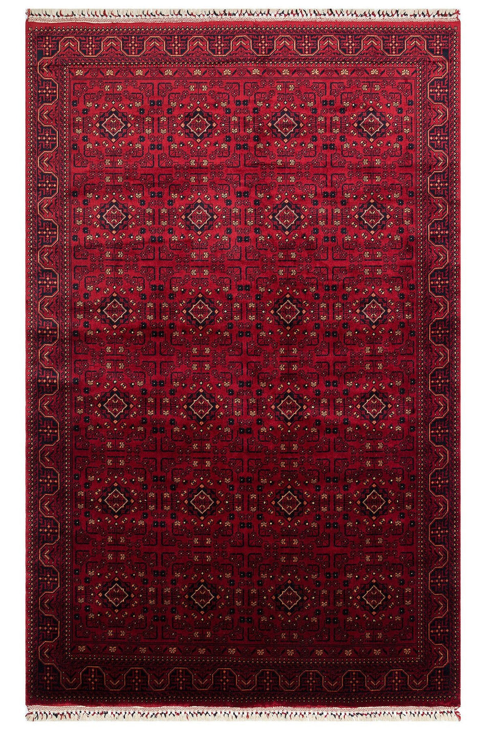 Nesem Hali Boutique EKO Hali NOSTALGIA 960 Red is a special loom rug shaped by the intensive handiwork of women from Usak. - MALLTURK