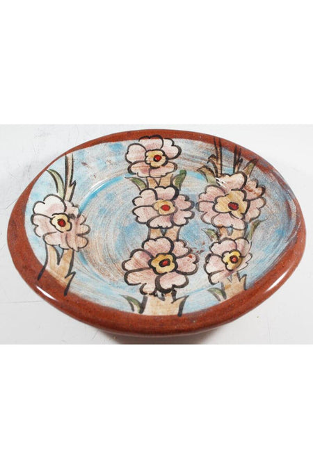 Cini Evi Life Tree Patterned Earthenware Coffee Cup - MALLTURK