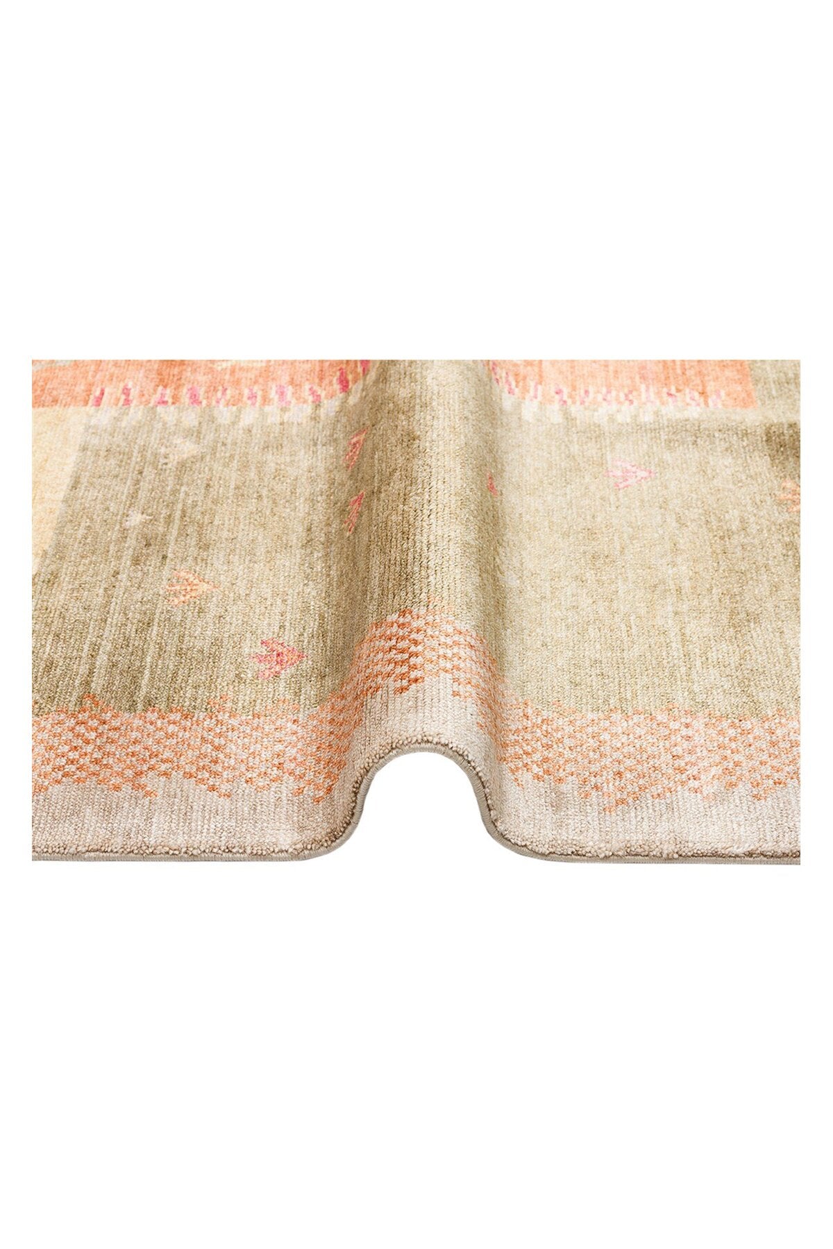 Eko Hali Zara ZR 07 Beige Autumn Authentic Patterned Modern Usak Carpet, Handcrafted on Special Looms. - MALLTURK