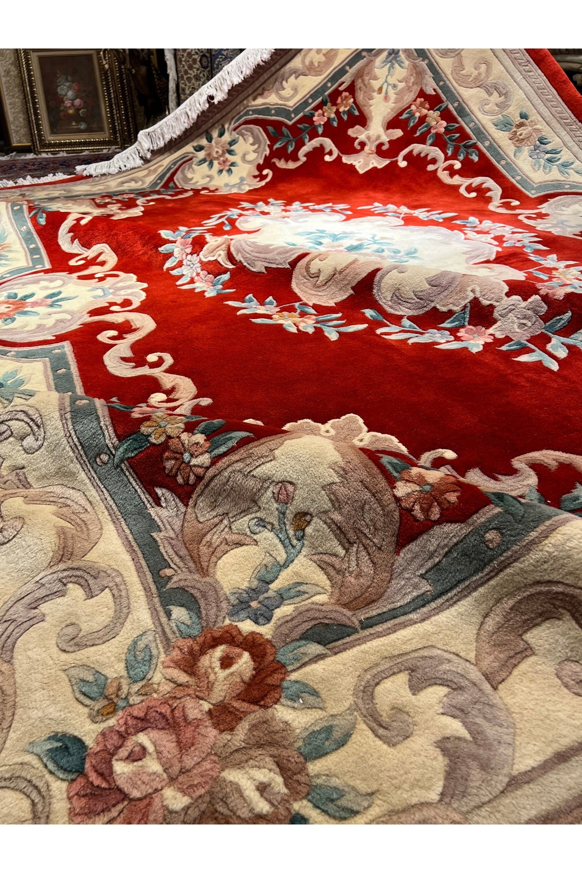 RD RAMAZAN DAG Hand Rug Art Hand-Woven Embossed Chinese Rug Premium Quality Size 310x246
