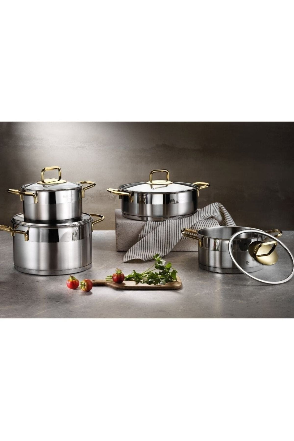 Lines 8 PCS Pot SET ALTIN KULP LINES.CS-0001-2 - MALLTURK