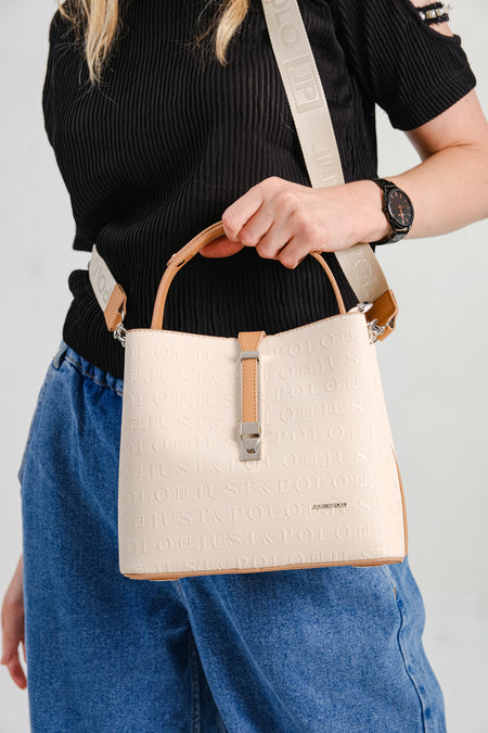 Just Polo Brown Women's Hand and Shoulder Bag 2055 - MALLTURK