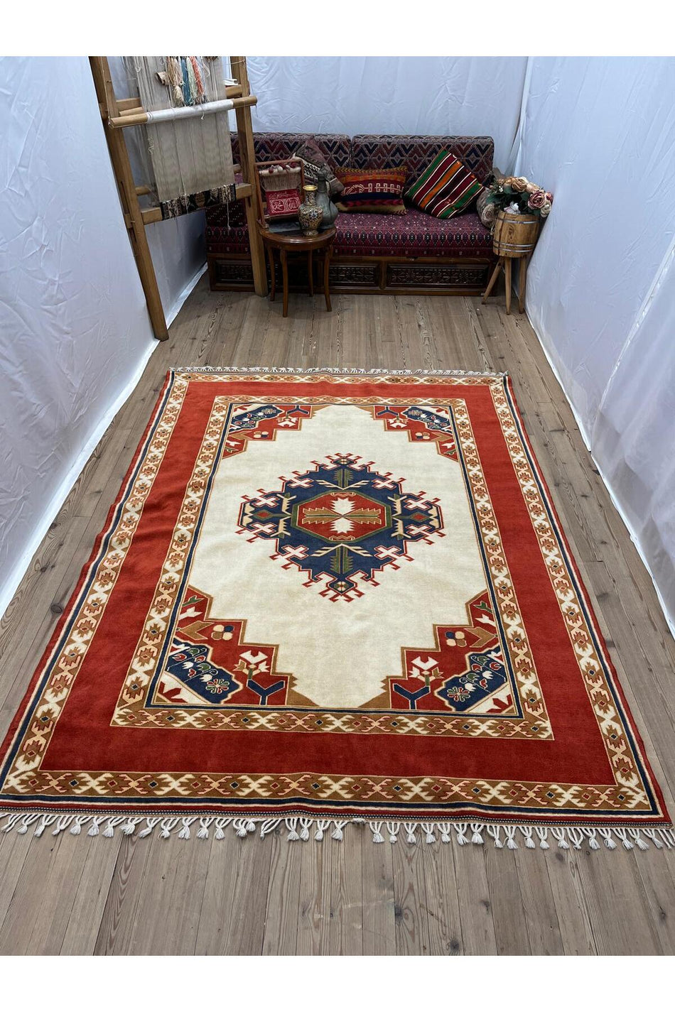 Sirvan Handwoven Yoruk Carpet - 242x182 - MALLTURK