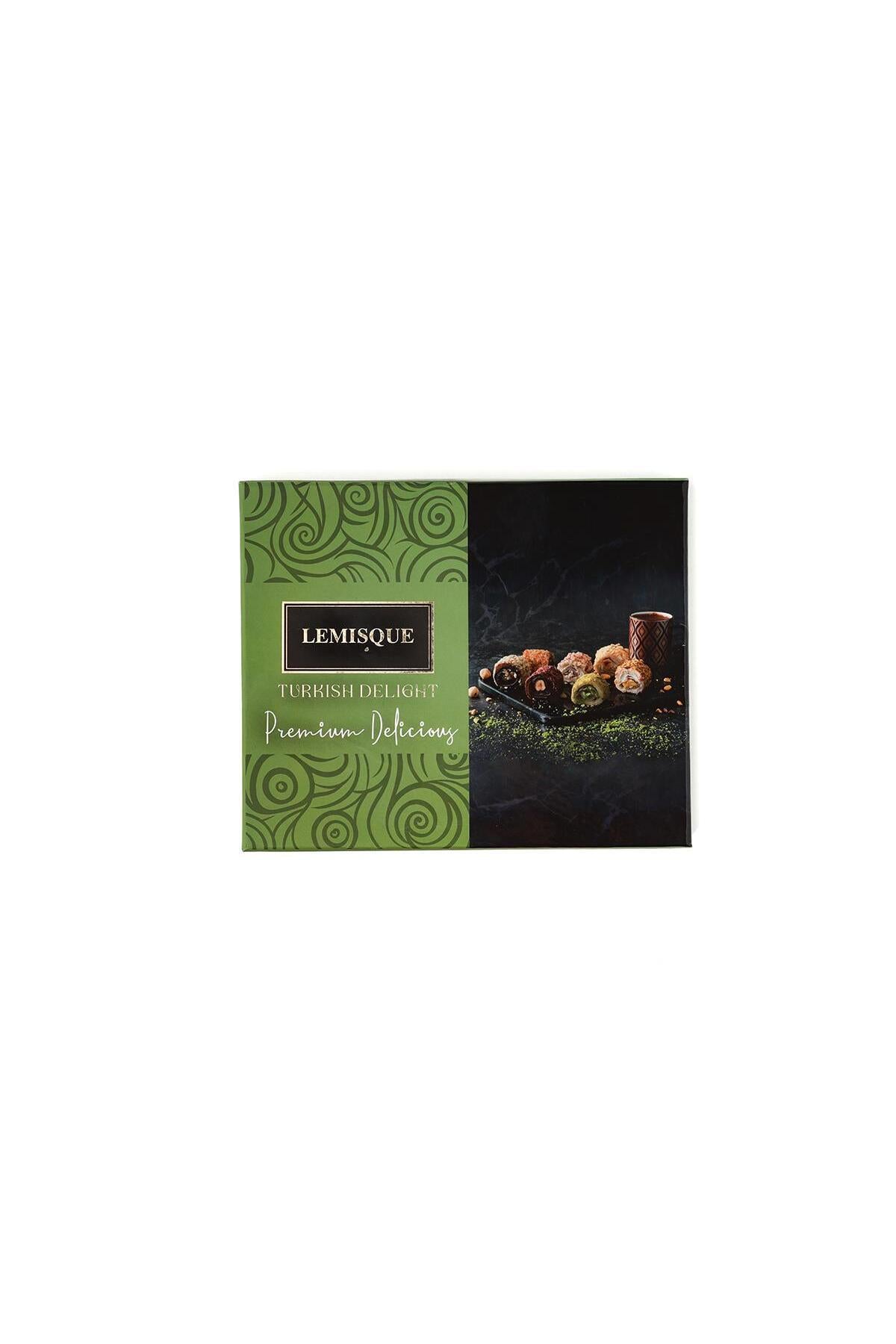 MESHUR safranbolu lokumcusu lemisque Assorted Rolled Turkish Delight 320 g - MALLTURK