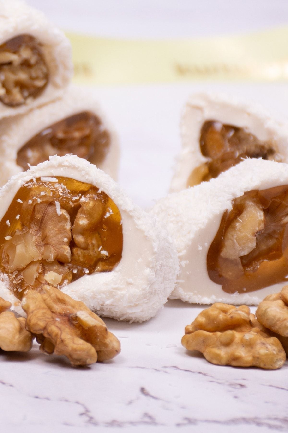 Kurtulus Kuruyemis covenli Walnut batirma pasa Turkish Delight 350gr - MALLTURK