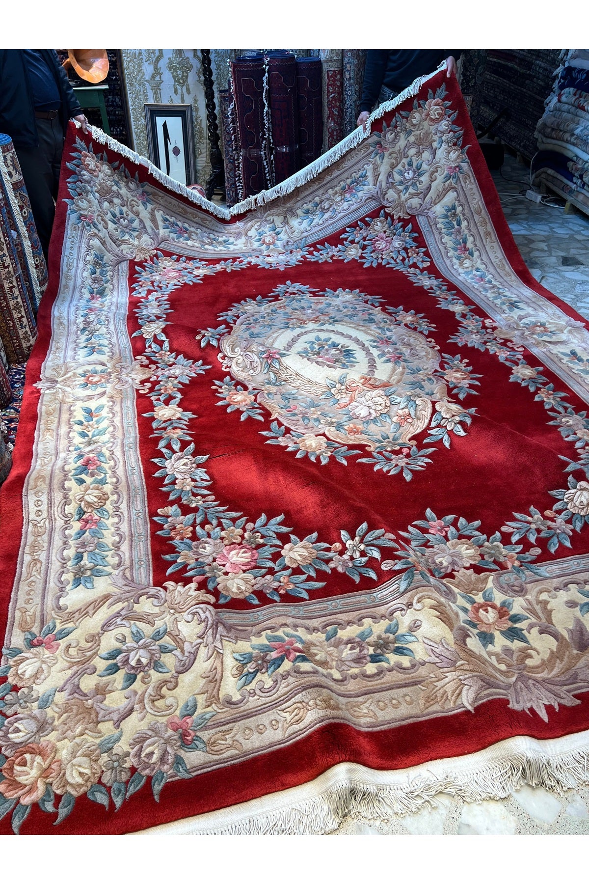 RD RAMAZAN DAG Hand Rug Art Hand-Woven Embossed Chinese Rug Premium Quality Exceptional Bir Urun Size 370x275 - MALLTURK