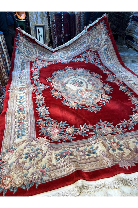RD RAMAZAN DAG Hand Rug Art Hand-Woven Embossed Chinese Rug Premium Quality Exceptional Bir Urun Size 370x275 - MALLTURK