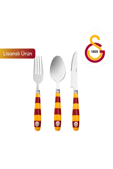 Karaca x galatasaray lisansli 18 Piece 6 Place Setting Flatware Set - MALLTURK