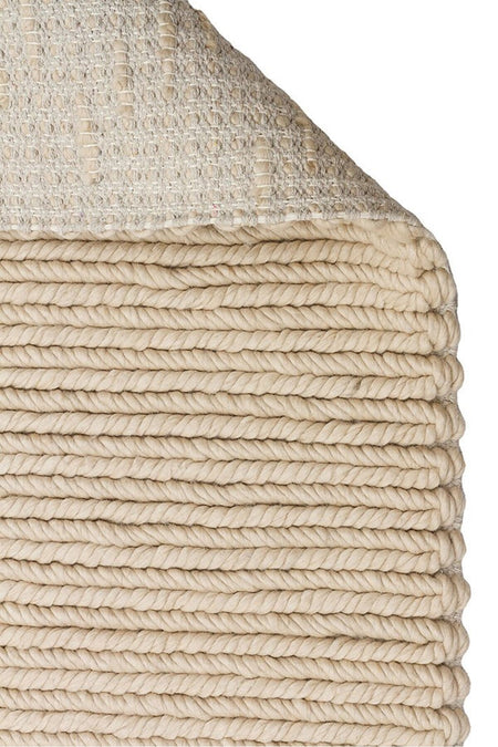 Vog Rug Navia Hand-Woven Wool Beige Living Room Rug | Natural Bohemian Tarz Kaliteli and Sik Decorative Rug VogSKR