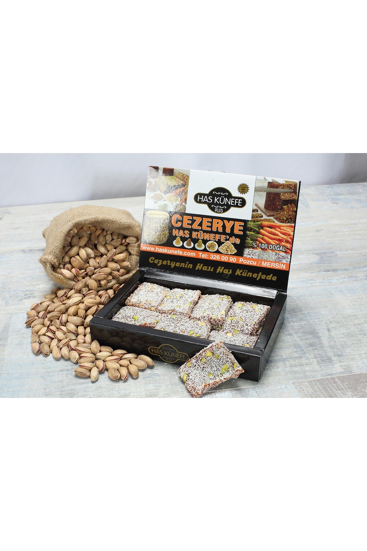 HAS Carrot Confection klasik Pistachio Leaf Style Carrot Confection 500 g - MALLTURK