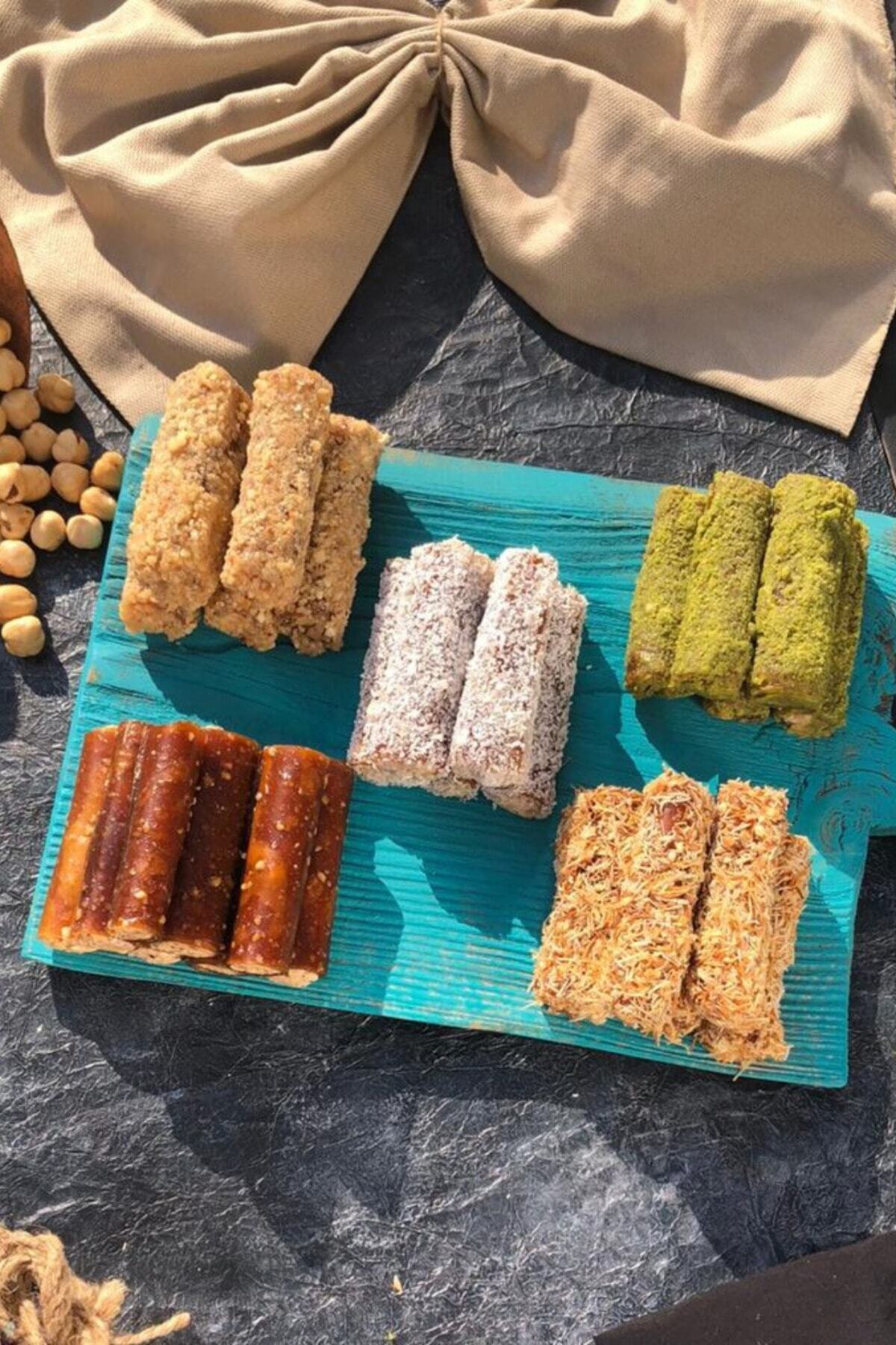 BIrsalkim Fruit Leather kome Pistachio Hazelnut Coconut Kadayif findik ezmeli rulo Rolled Fruit Leather 1500 g - MALLTURK