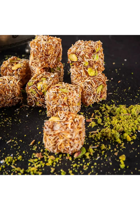 Pirsefa Pistachio Kadayif Double Roasted Turkish Delight 250 g kutu - MALLTURK