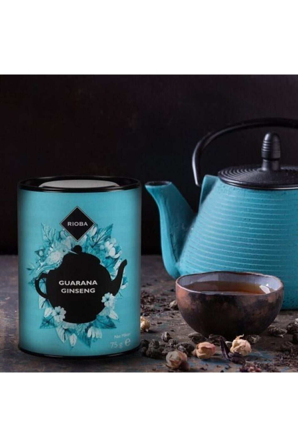 Rioba Guarana Herbal Tea with Guarana and Ginseng 75g