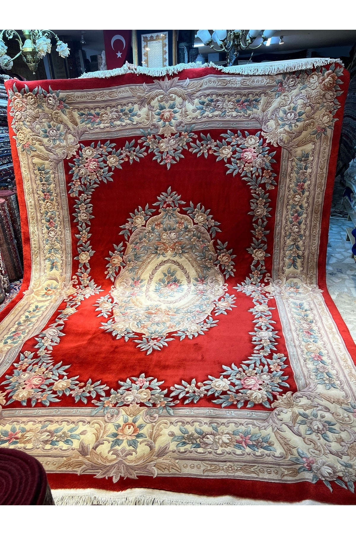 RD RAMAZAN DAG Hand Rug Art Hand-Woven Embossed Chinese Rug Premium Quality Exceptional Bir Urun Size 370x275 - MALLTURK